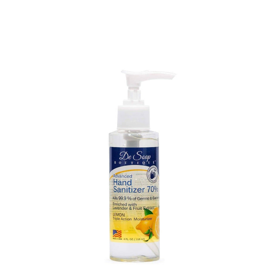 4 oz Lemon Hand Sanitizer Beauty & Personal Care De Soap Boutique_6460aa602f8fecb0f997d6d8 
