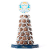 Hanukkah Bien Tower -Dark Bue Holiday, Chocolate, Hanukkah Bien Tower Biens Chocolate Centerpieces 