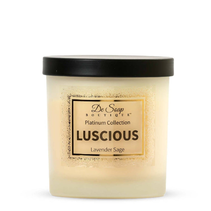 LUSCIOUS - Lavender Sage Candle home, candles De Soap Boutique 